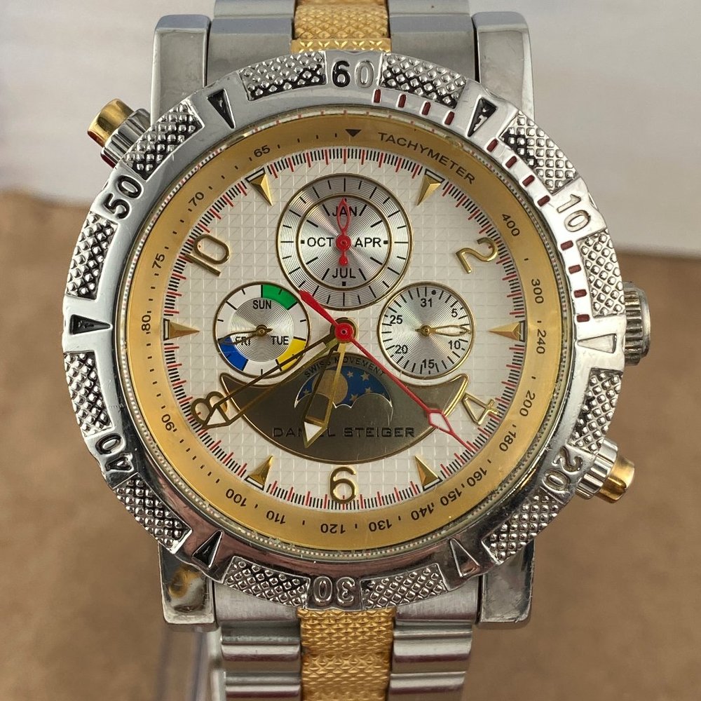 Stunning Daniel Steiger Chronograph Moonphase - image 1